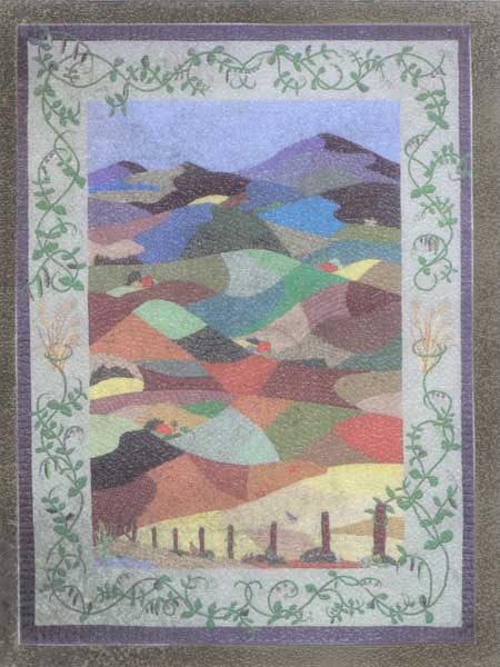 Closeup of Palouse Quilt